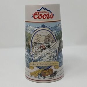 Coors Beer Collector's Stein The Rocky Mountain Legend Series Vintage 1992
